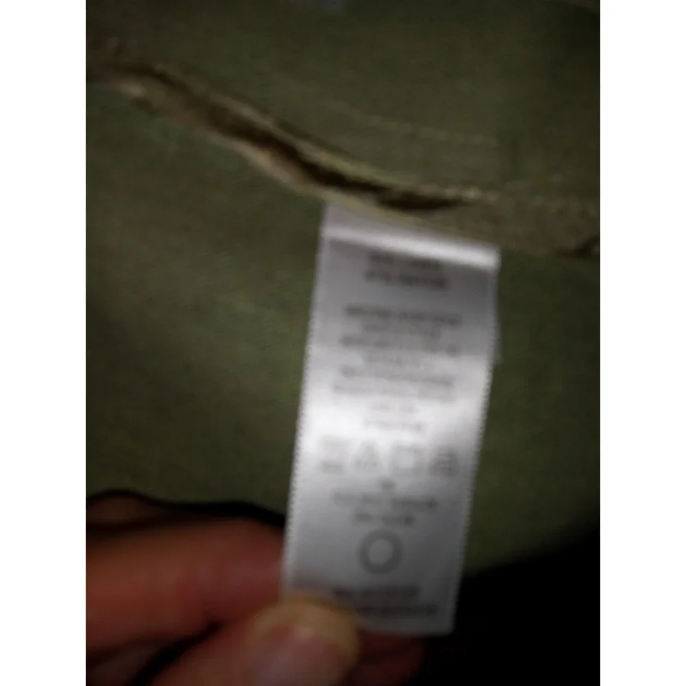 Chadwicks Jacket Blazer Womens Small Tall Sage Green 1 Button Linen Rayon - Picture 9 of 9